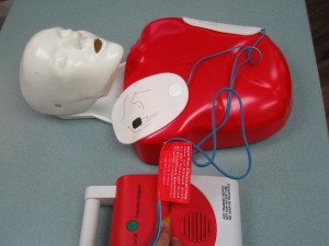 Manikin and AED